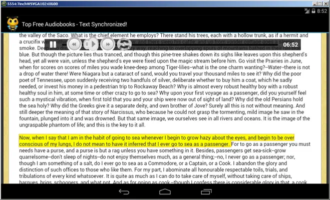 Top Free Audiobooks - Text Synchronized! android App screenshot 0