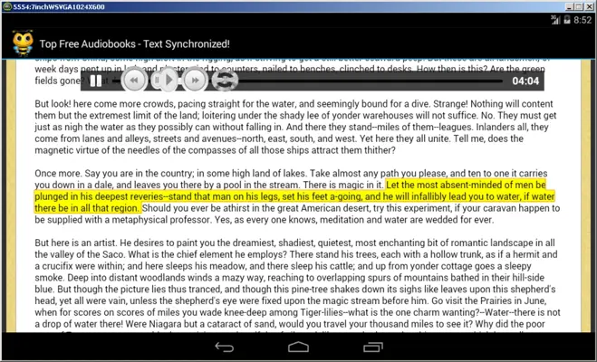 Top Free Audiobooks - Text Synchronized! android App screenshot 1